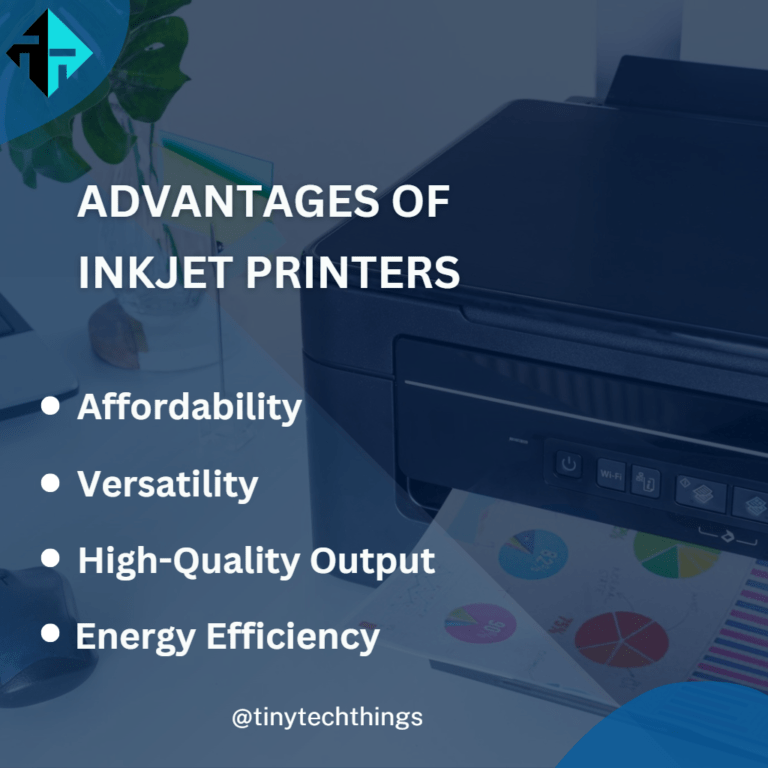 advantages of inkjet printers