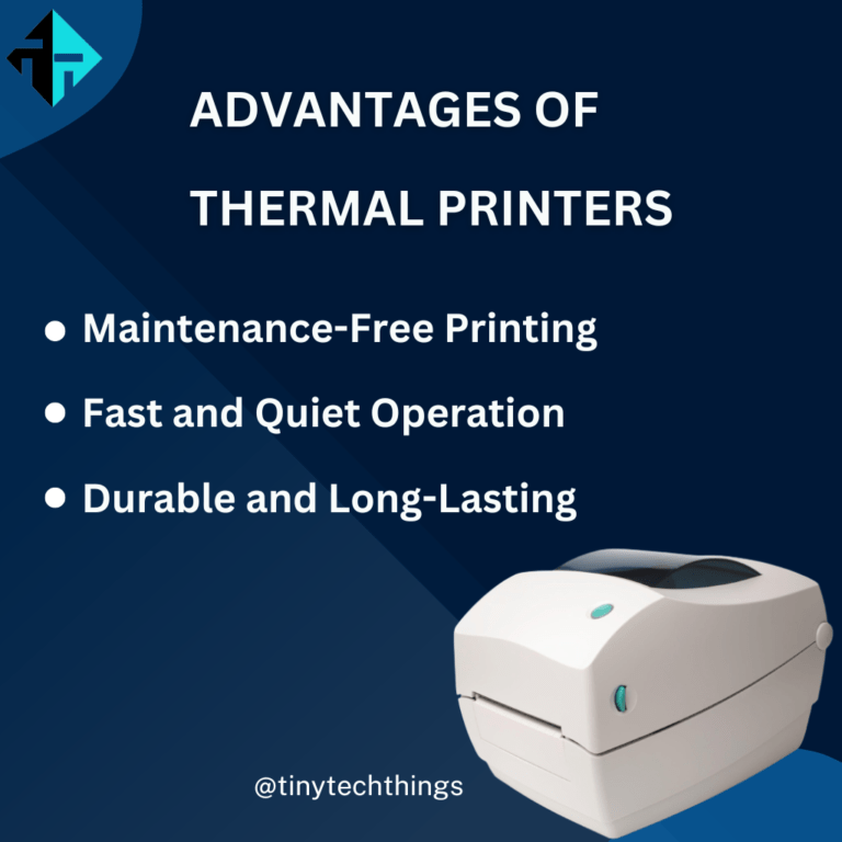 advantages of thermal printers