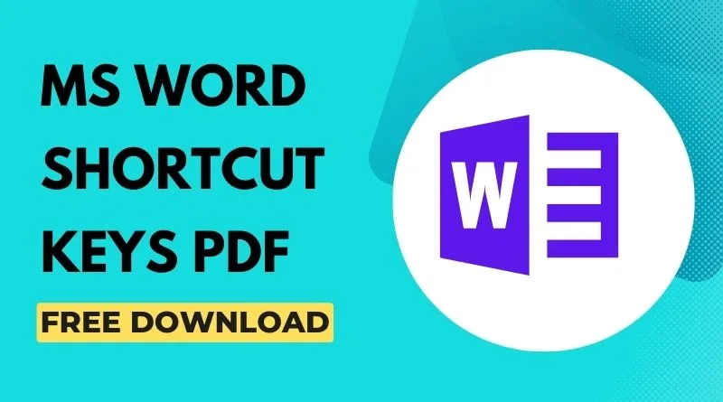 ms word shortcut keys pdf