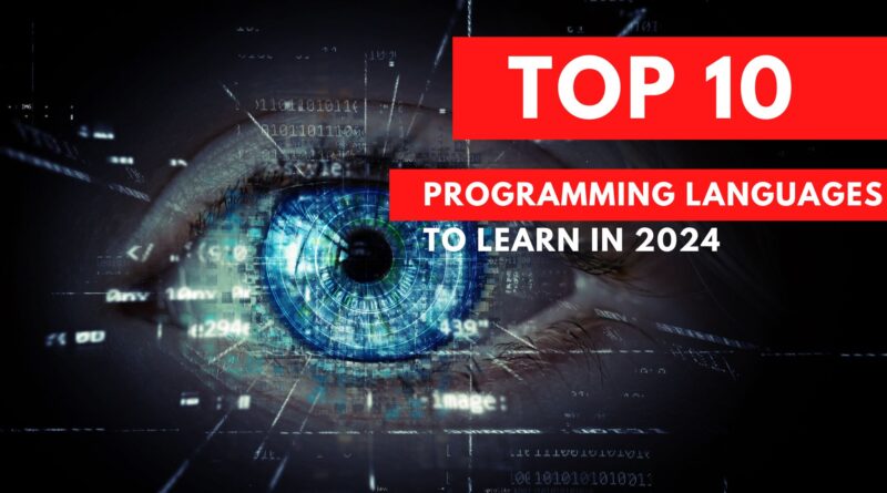 top 10 programming languages to learn in 2024